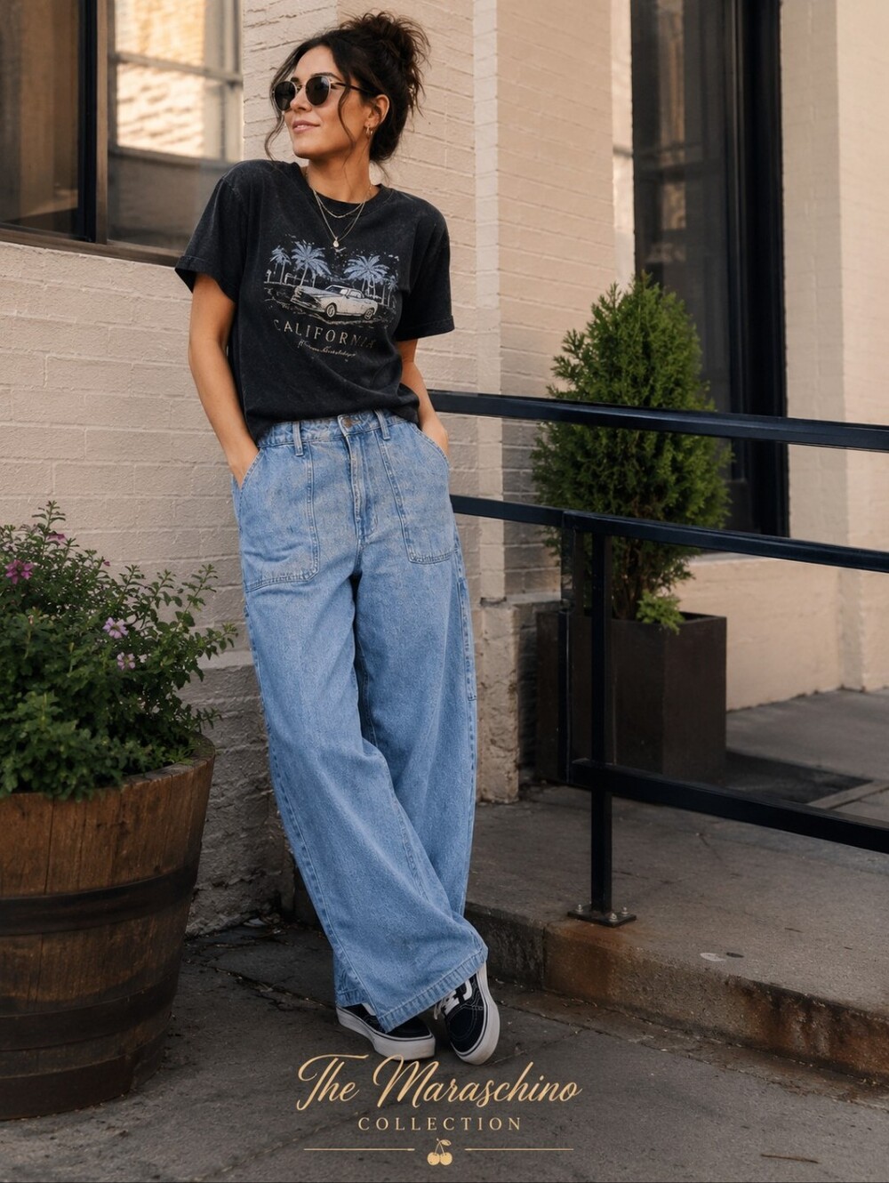 Vans Union Relaxed Wide Leg Carpenter Jeans | 27